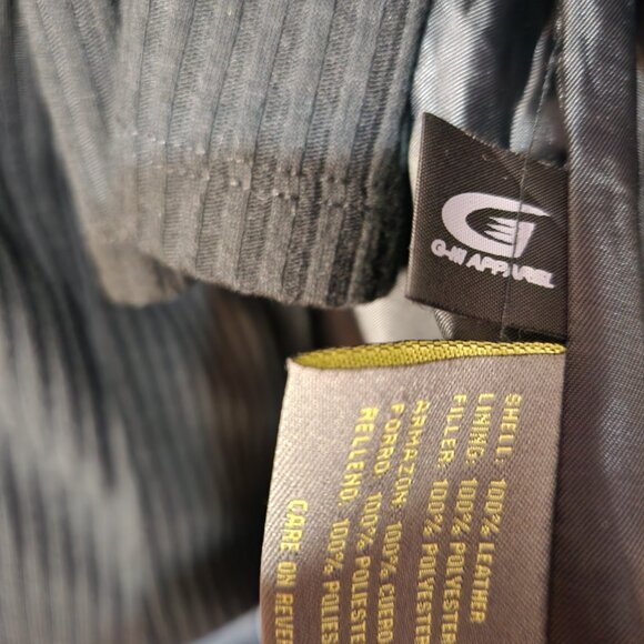 Kenneth Cole Reaction Authentic Leather Black Coat Size Large - Picture 11 of 12